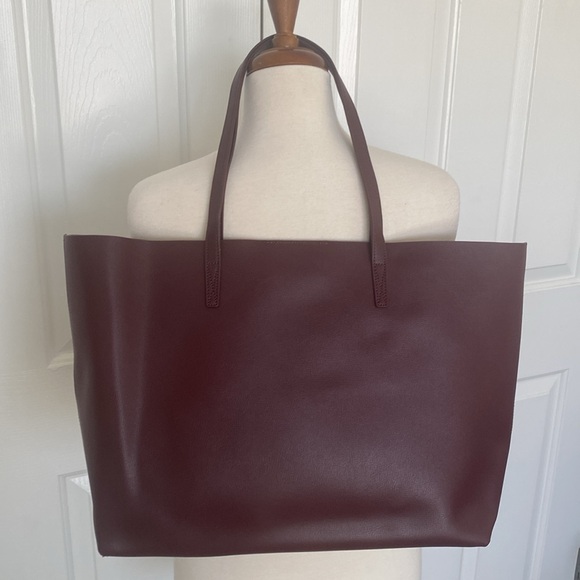 Leatherology Belmont Structured Tote with Zip Wallet/Wristlet NWOT - Picture 2 of 13